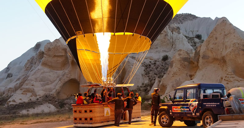 На воздушных шарах по Каппадокии